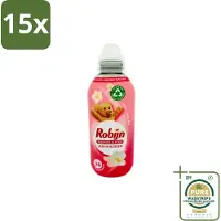 Robijn 15 x – Wasverzachter – Jasmijn Bloesem – 650 ml - Grootverpakking - Wasverzachter Jasmijn Bloesem - Wasverzachter - Wasgeur - Jasmijn Geur - Kleding Verzachten