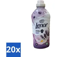 Lenor 20 x – Wasverzachter – Lavender & Kamille – 56 Wasbeurten – 1176 ml - Wasverzachter - Lavendel - Kamille - Wasgeur - Wasverzachting
