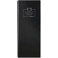 Brepols bureau agenda 2027 - HORECA [0.104] - LIMA - Bureau agenda - 1 dag op 2 pagina's - Dagoverzicht - Zwart - 14.3 x 32.5 cm