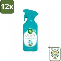 Air Wick Pure Luchtverfrisser Lentedauw 250 ml - Voordeelverpakking - 12 stuks - - Pure Lentedauw