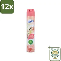 At Home - Scents - Luchtverfrisser - Vanilla & Magnolia - Verwijdert Vieze Geurtjes - 400 ml - Voordeelverpakking - 12 stuks - Geurtjes verwijderen - Geur verspreiding