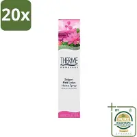 Therme 20 x - Interieurspray - Saigon Pink Lotus - Oosterse Romantiek in Huis - 60 ml - Grootverpakking - Interieurspray - Oosterse Geur - Saigon Pink Lotus - Geur In Huis - Wellness In Huis