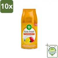 Air Wick 10 x Freshmatic - Luchtverfrisser Navulling - Tropische Mango - 250ml - Grootverpakking - Luchtverfrisser - Mango Geur - Freshmatic - Geurverspreider - Tropische Geur