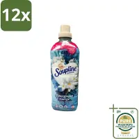 Soupline – Wasverzachter – Energie Jasmijn & Witte Bloemen – 950 ml - Voordeelverpakking - 12 stuks - Witte bloemen - Frisse geur