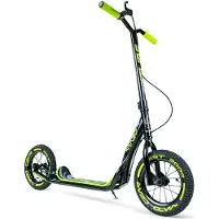 Madd Gear Off Road Step - MGP Metro Glide - Zwart/Groen - Luchtbanden - Staander - Handrem - Vanaf 8 jaar