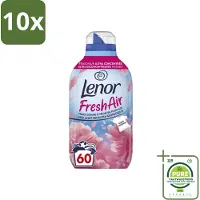 Lenor 10 x – Wasverzachter – Bloesem – 60 Wasbeurten – 840 ml - Grootverpakking - Wasverzachter - Buitenluchtfrisheid - Bloesemgeur - Wasgoedfrisheid - Geurvoorziening