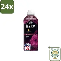Lenor – Wasverzachter – Lotus Flower & Diamond Figs – 32 Wasbeurten – 675 ml - Voordeelverpakking - 24 stuks - Geur - Wasbeurt
