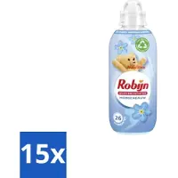 Robijn 15 x – Wasverzachter – Morgendauw – 650 ml - Wasverzachter - Wasgeur - Zachtheid - Kledingverzachter - Frisheid