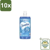 Soupline 10 x – Wasverzachter – Active Fresh Frisheid van Blauwe Anjer – 2 L - Grootverpakking - Wasverzachter - Frisheid - Blauwe Anjer - Wasgoed - Kleding