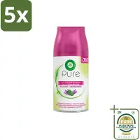 Air Wick 5 x – Navulling – Ontspannend – 250 ml - Grootverpakking - Ontspannend - Rustgevend - Frisheid - Geur - Parfum