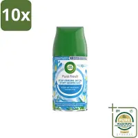 Air Wick 10 x Freshmatic Automatische Spray Luchtverfrisser Navulling Pure Fresh Lentedauw 250 ml - Grootverpakking - Lentedauw - Geur - Parfum - Geurverspreiding - Geurneutralisatie