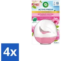 Air Wick 4 x – Luchtverfrisser – Deco Sphere Magnolia & Kersenbloesem – 75 ml - Luchtverfrisser - Geur - Bloemige Geur - Magnolia - Kersenbloesem