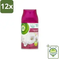 Air Wick Freshmatic - Luchtverfrisser Navulling - Lelie & Satijn - 250ml - Voordeelverpakking - 12 stuks - Luchtverfrisser -