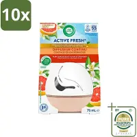 Air Wick 10 x Decosphere - Luchtverfrisser - Grapefruit & Oranjebloessem - 75g - Grootverpakking - Luchtverfrisser - Frisse Geur - Grapefruit - Oranjebloessem - Geur Neutraliseren