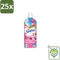 Soupline 25 x – Wasverzachter – Japanse Tuin – 950 ml - Grootverpakking - Wasverzachter - Wasgoed - Zachte Wasgoed - Geur - Japanse Tuin