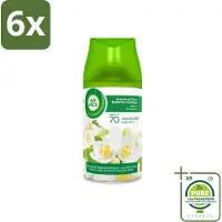 Air Wick Freshmatic - Luchtverfrisser - Navulling Automatische Spray - Jasmijn en Witte Bloemen - 250ml - Voordeelverpakking - 6 stuks - Luchtverfrisser - Geur