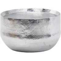 Wohnling Salontafel aluminium zilver rond 60 cm