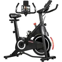SPORTNOW Hometrainer - Staal, ABS - 108 x 51 x 116 cm - Wit