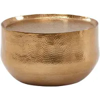 Wohnling Salontafel aluminium goud rond 60 cm
