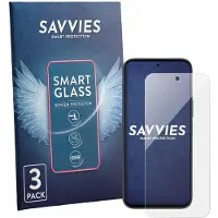 Savvies 3 Stuks Screenprotector - geschikt voor Honor X6e - beschermfolie glas transparant