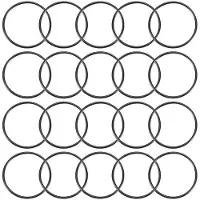 OEM Nitril O-ring set, 20 stuks, afmetingen: 58 mm x 51,8 mm x 3,1 mm