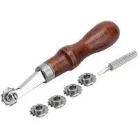 OEM Ergonomisch handgereedschap met markeerwiel - Leerbewerkingstool - stabiele constructie - hoogwaardige materialen - kogelgewrichtsverbinding