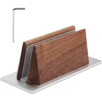OEM Grote houten verticale laptopstandaard - Antislip - Laptoponderlegger - 21,5 x 8,3 x 7,5 cm - Laptopopslag - Hout