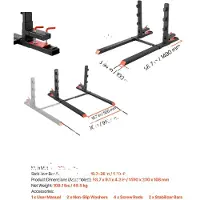 OEM Vorkheftruckvorken, draagvermogen 4000 lbs, verstelbare stabilisatorstang, 60 inch, 4000 lbs