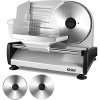 YASHE Broodsnijmachine SL-5180M23D, 250 W, 2 messen, 0–15 mm