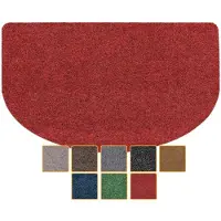 ANRO Deurmat Rood 75x45cm – Schoonloopmat Antislip Wasbaar Voordeur Hal Binnen & Buiten Op Maat