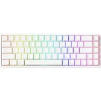 Monsgeek Gaming toetsenbord FUN68 HE Shine-Through Wit - Antiverblinding, magnetisch