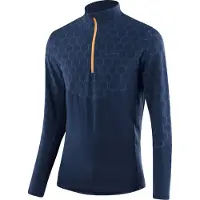 Löffler Loeffler shirt voor heren lange mouwen M Midlayer Hywa Bruce Transtex - Donker Blauw