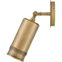 HINKLEY Wandlamp buiten Pratt, brons / oud-messing, Aluminium, Wandlamp buiten
