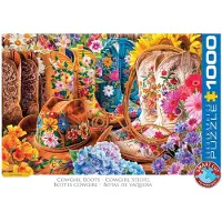 Eurographics Cowgirllaarzen van Lars Stewart Puzzel (1000 stukjes)