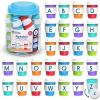 Learning Resources Alfabet koffiecups - mini meeneem bekers - Hoofdletters & kleine letters - 3+