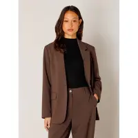Base Level regular blazer donkerbruin female | Maat: 48