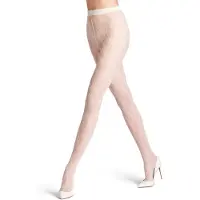 Falke New Boheme 25 DEN transparent materiaal transparent 25 DEN Panty dames wit - maat M-L