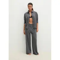 Marc O'Polo Blouse ' Loungewear-Styles ' donkergrijs