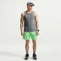 Nike Hardloopshorts Dri-FIT Miler 7" - Illusion Green/Reflecterend zilver