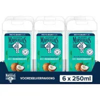 Le Petit Marseillais extra zachte douchegel bio kokosnoot, hydrateert en voedt de huid, 6x250ml