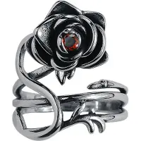 EtNox Ring - Rose - voor Vrouwen - zilverkleurig - Maat 62