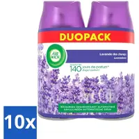 Air Wick 10 x Freshmatic - Luchtverfrisser Navulling - Pure Fresh Lavendel - Bundel - 2x250ml - Lavendelgeur - Geurverspreider - Geur In Huis - Geur In Woning - Geur In Badkamer