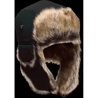 Barbour Hoed met imitatiebont, model 'CLEADON TRAPPER'
