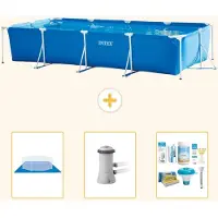 Intex Rechthoekig zwembad - 450x220x84 cm - 4-delig - Model S21260