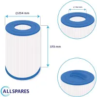 Allspares Zwembad Waterfilter geschikt voor Waterair Sherlock 100 - 008404