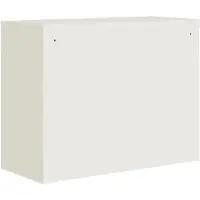 vidaXL Archiefkast 90x40x110 cm staal wit