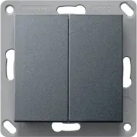 Gira 2-Gang Bluetooth Wandzender Antraciet - 246228