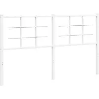 Super Merchant Vervangend hoofdbord 160 cm metaal wit
