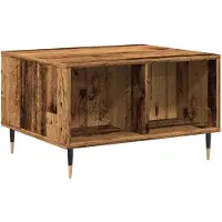 vidaXL Salontafel 60x50x36,5 cm bewerkt hout oud houtkleurig