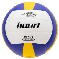 Huari - "Siles" Volleybal, Logo, Contrast PP13718 (5) (Wit/Blauw/Geel)